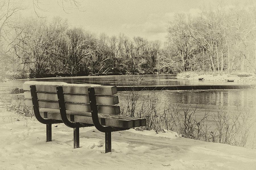 Winter Solitude - Tyler State Park Photograph by James DeFazio