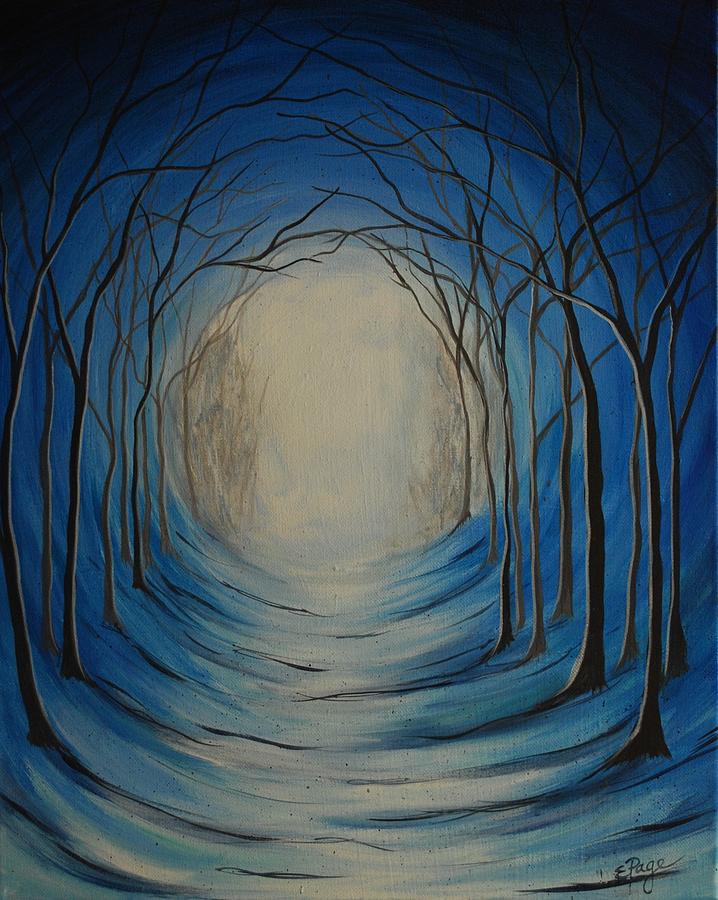 Winter Solstice Painting by Emily Page