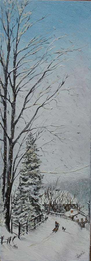 Winter Painting by Sorin Apostolescu