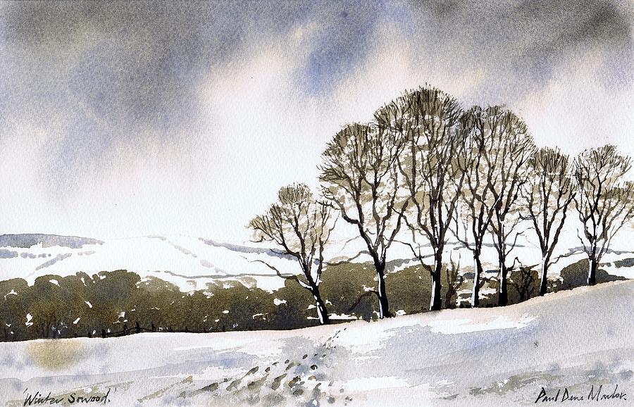 Winter Sowood Painting by Paul Dene Marlor