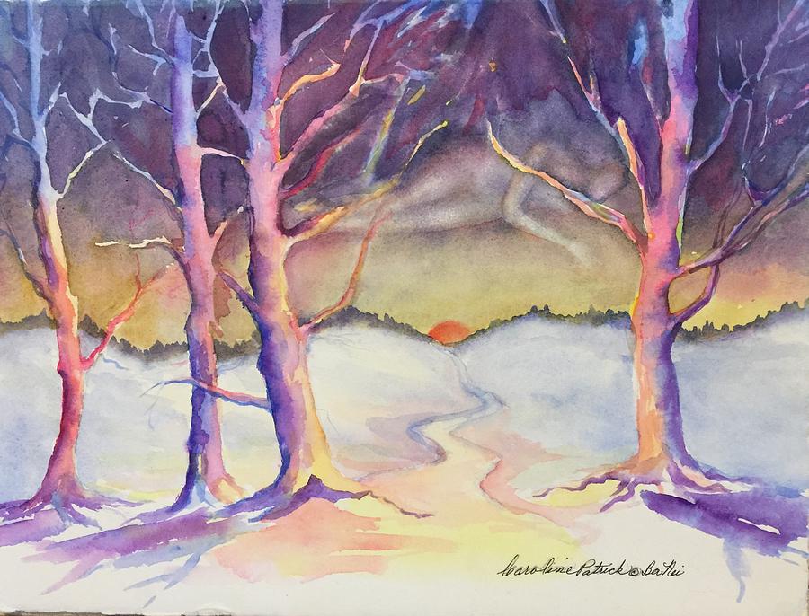 Winter Spirit  Painting by Caroline Patrick
