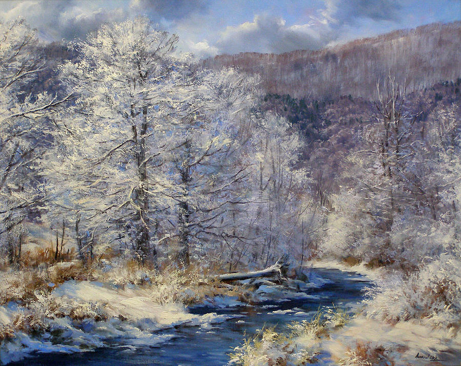 Winter Painting - Winter Stillness by Andrew Orr