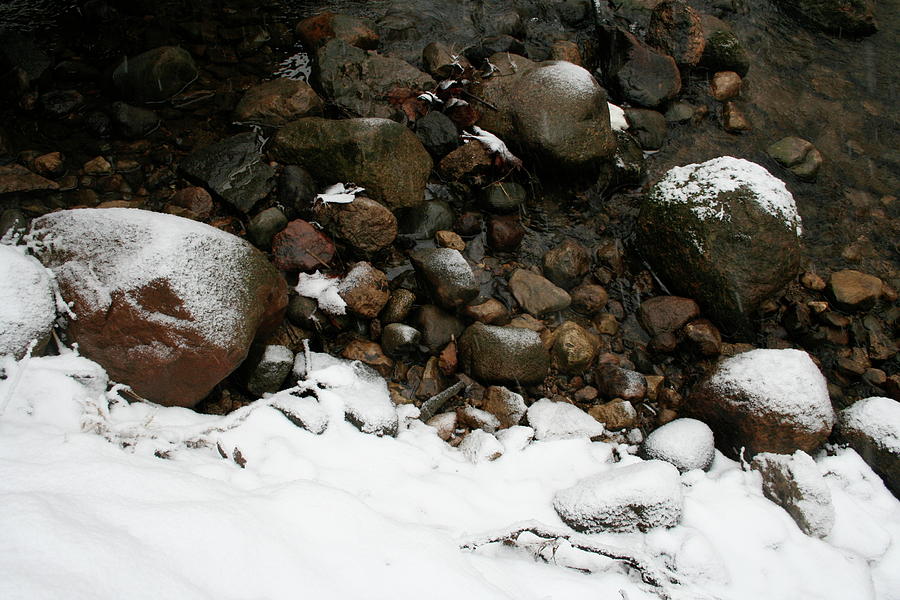 Winter Stone Bank Photograph by Dylan Punke