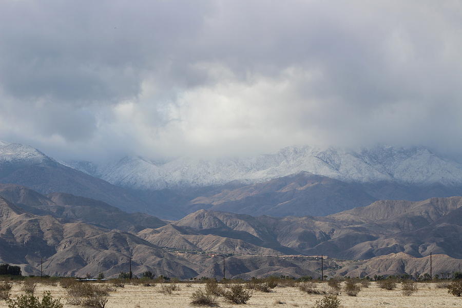 Winter Storm On Desert Mountain Photograph by Colleen Cornelius