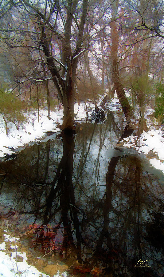 Winter Stream 3 Photograph by Sam Davis Johnson