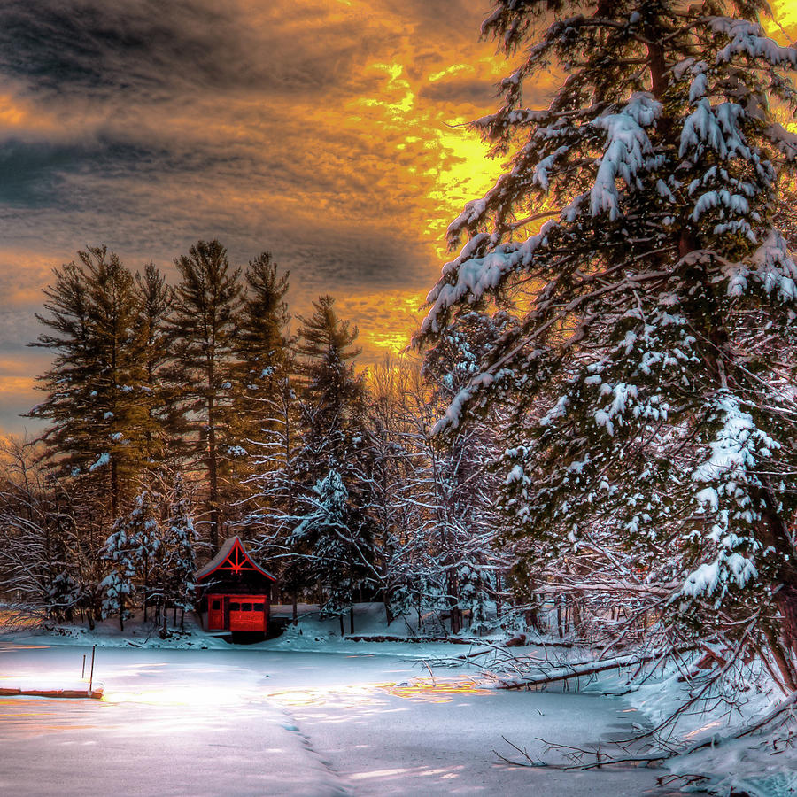 Sunset Photograph - Winter Sun by David Patterson