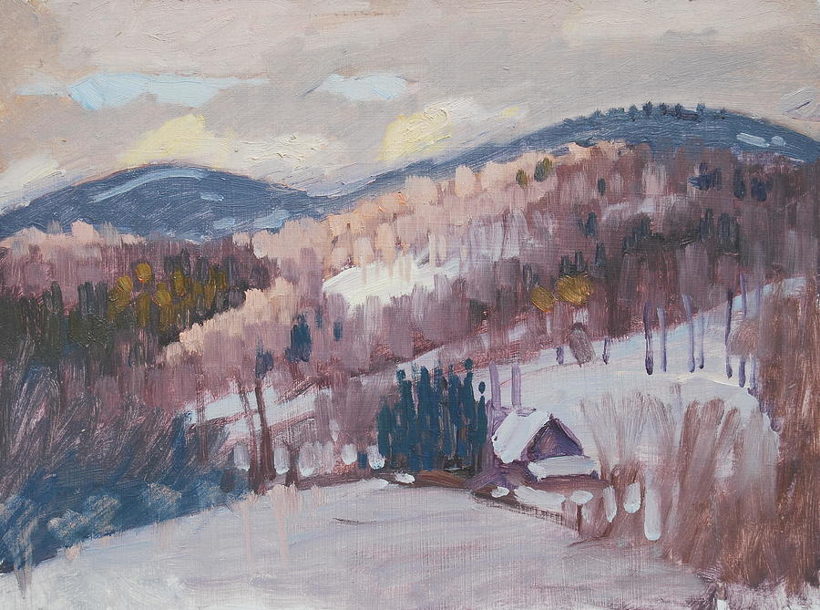 Winter Sunlight Painting by Len Stomski