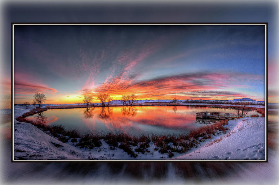 Winter Sunrise Photograph by Fiskr Larsen