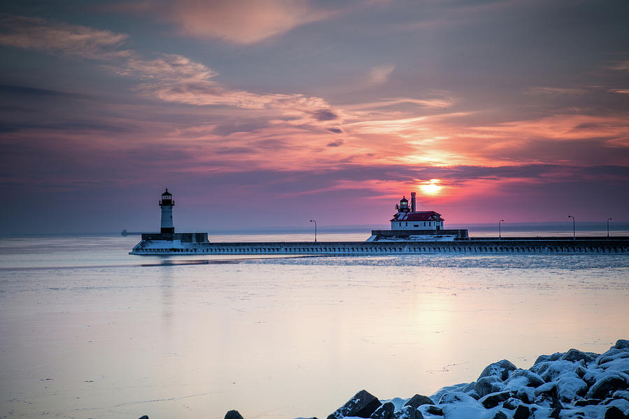 Sunrise from 12th Street Beach • Duluth, MN • May 18