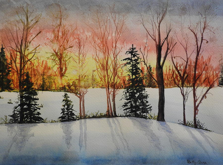 Winter Sunrise Two Photograph by Betty-Anne McDonald