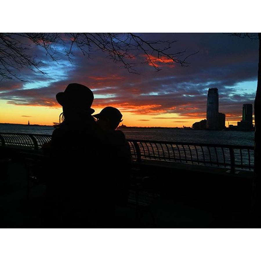 Sunset Photograph - Winter Sunset At Battery Park ✨ by Iffath Khan