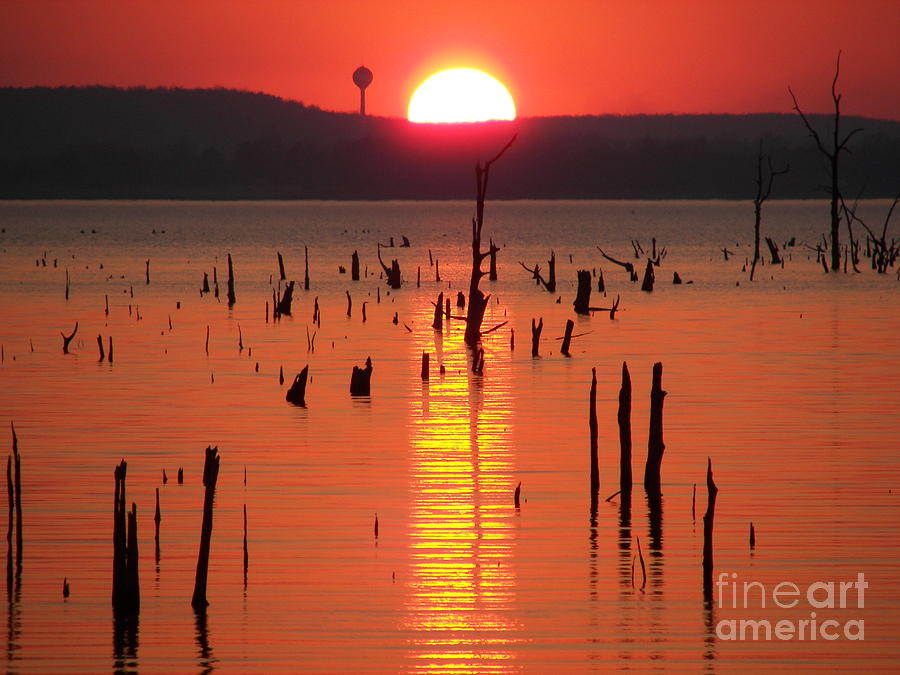 winter sunset at the lake 1 by Miles Mulloy winter sunset at the lake 1 by Miles Mulloy