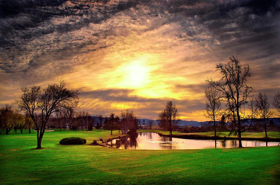 Winter Sunset At The White City Golf Course Photograph by Dale E Daniel ...