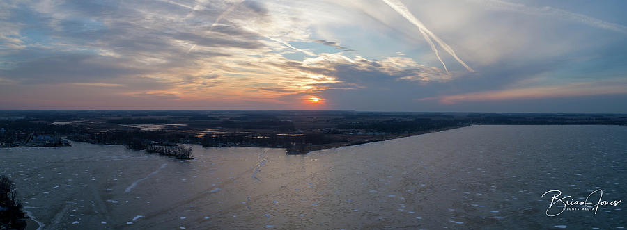 Winter Sunset Photograph by Brian Jones