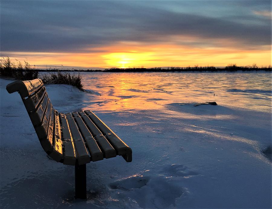 Winter Sunset Photograph by Cristina Stefan