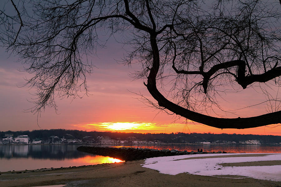 Winter Sunset I Photograph by Marzena Grabczynska Lorenc