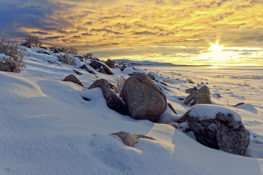 Winter Sunset Photograph by Joan Escala-Usarralde