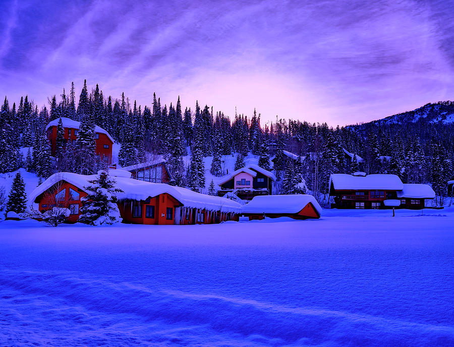 Winter Sunset Photograph by Mountain Dreams
