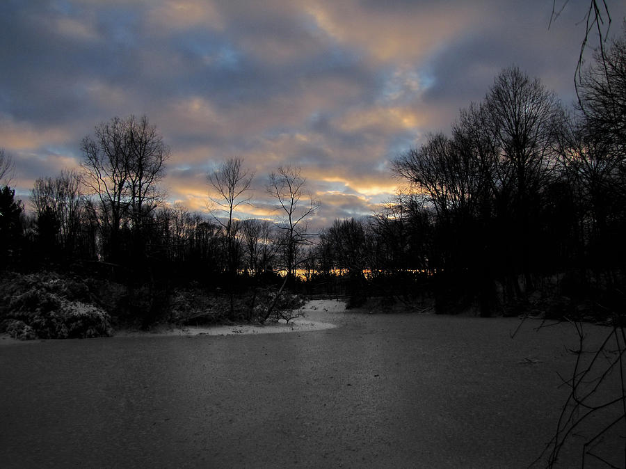 Winter Sunset Photograph by Scott Hovind