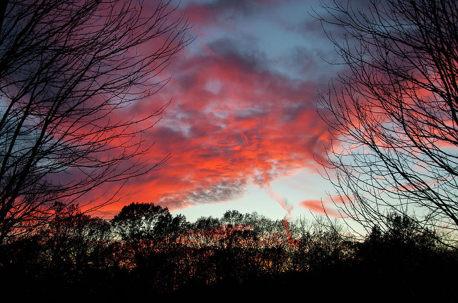 Winter Sunset Photograph by Steve Stuller