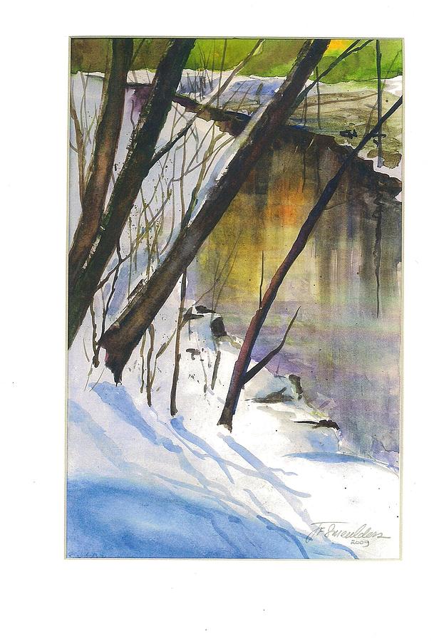 Late Afternoon Painting - Winter Tale by John Smeulders