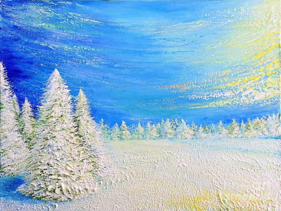 Winter Painting - Winter by Teresa Wegrzyn