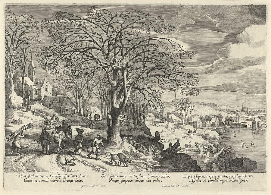 Winter, Theodore Galle, After Joos De Momper II, 1581 - 1633 Painting