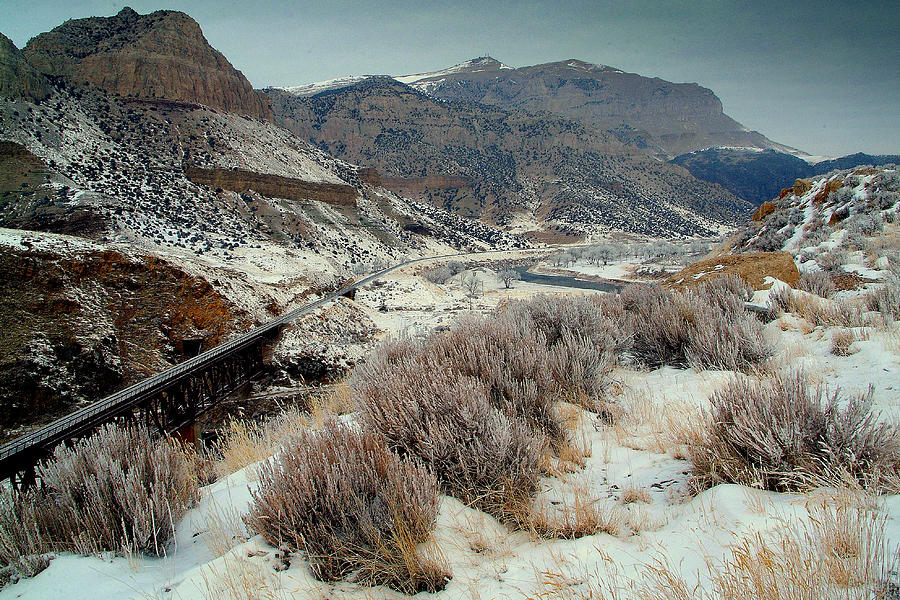 Winter Train Trip.. Photograph by Al Swasey