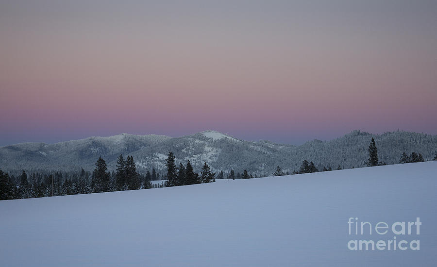 Winter Twilight Photograph by Idaho Scenic Images Linda Lantzy