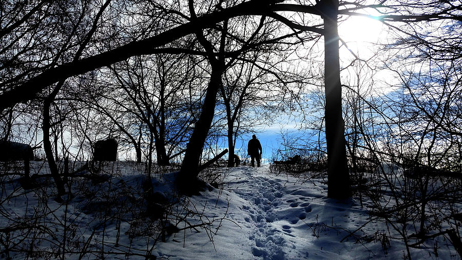 Winter Uphill Climb Photograph by Brook Burling