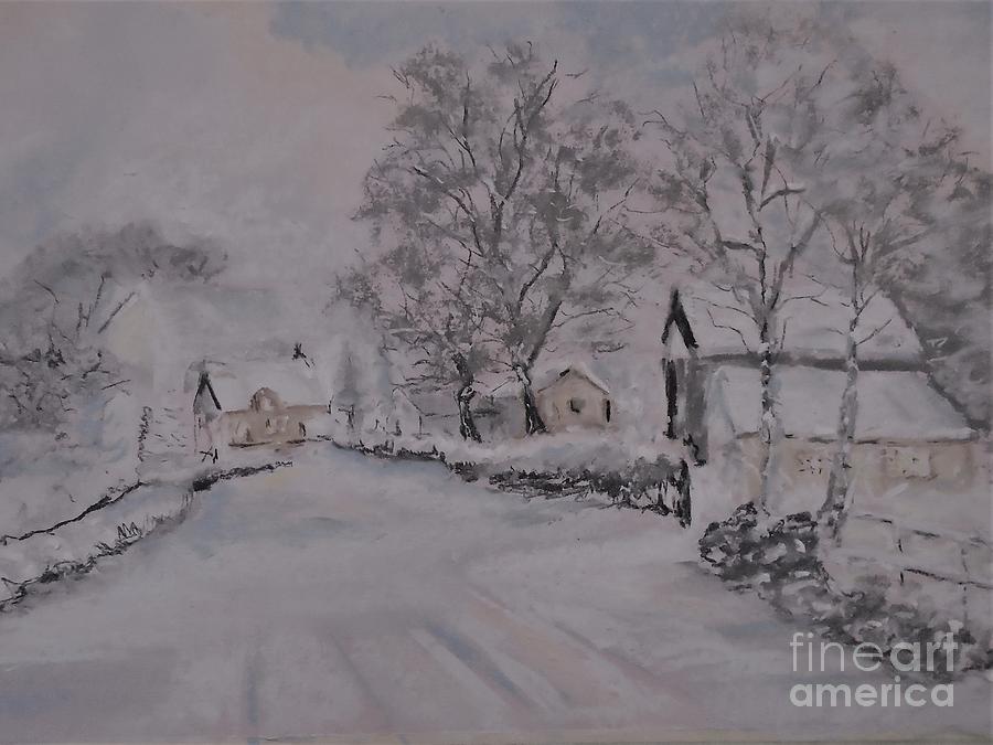 Winter V Pastel by Angela Cartner