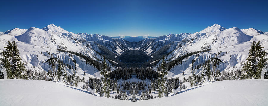 Winter Valley Reflection Digital Art by Pelo Blanco Photo