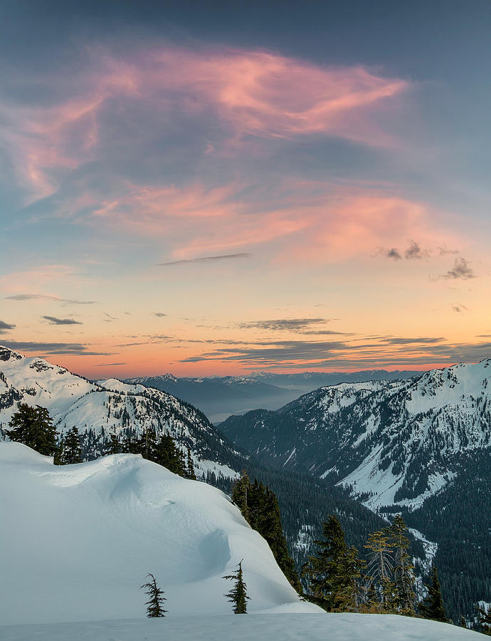 Winter Photograph - Winter Valley Vertical by Ryan McGinnis