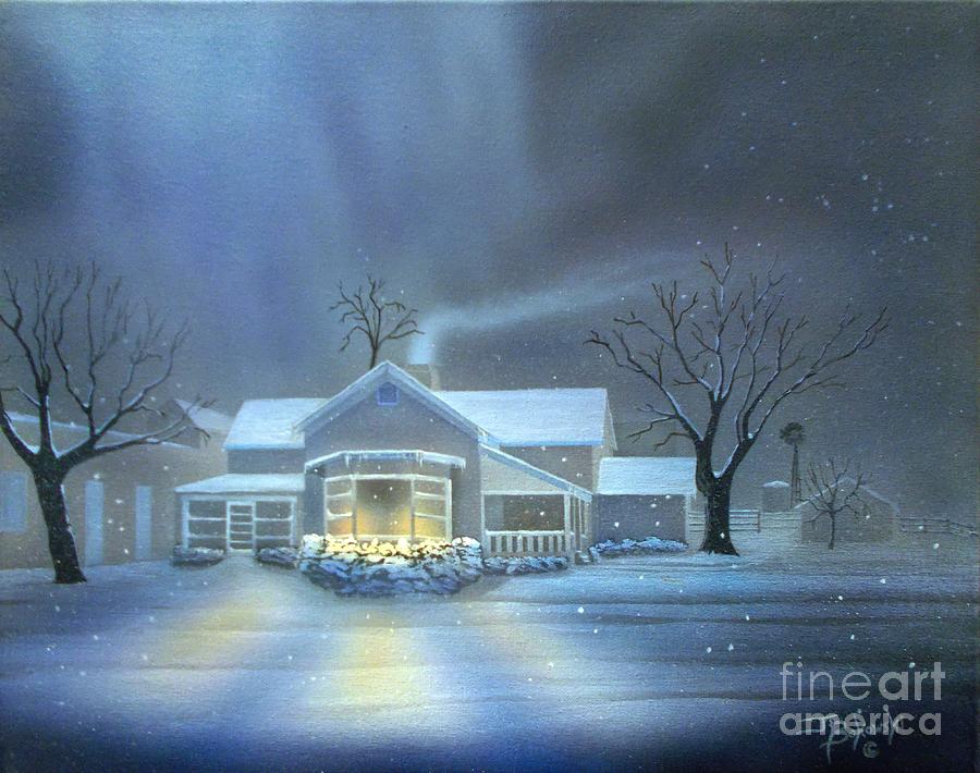The Blizzard Painting by Jerry Bokowski