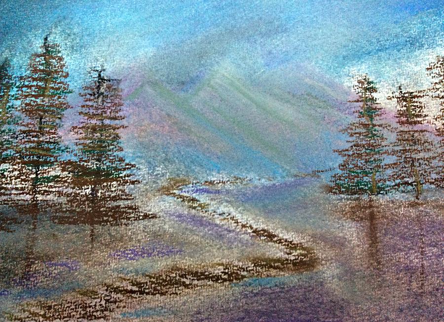 Winter Painting by Valerie O'Sullivan - Fine Art America