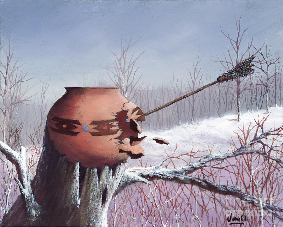 Winter Painting - Winter War by David Jewell