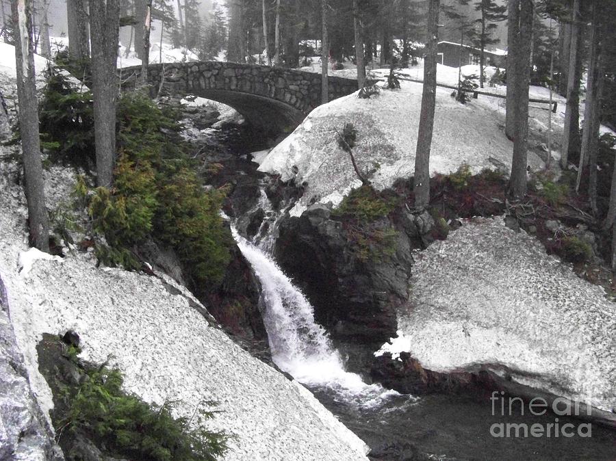 Winter Waterfall Photograph by Charles Robinson
