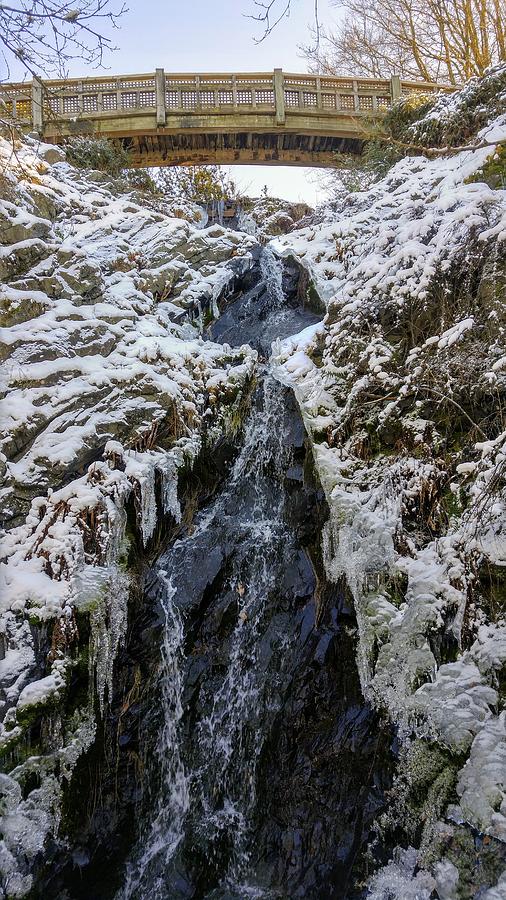 Winter Waterfall Photograph by Darrell MacIver