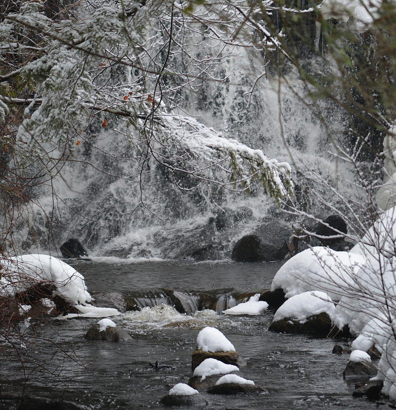 winter Waterfall Photograph