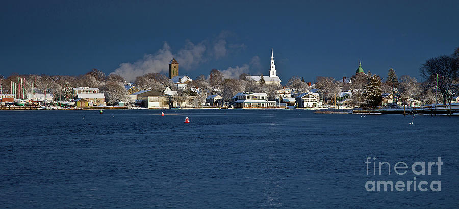 Winter Waterfront Photograph by Butch Lombardi