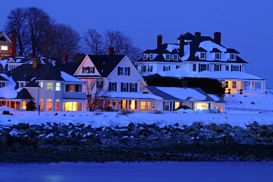Winter Waterfront Photograph by James Kirkikis