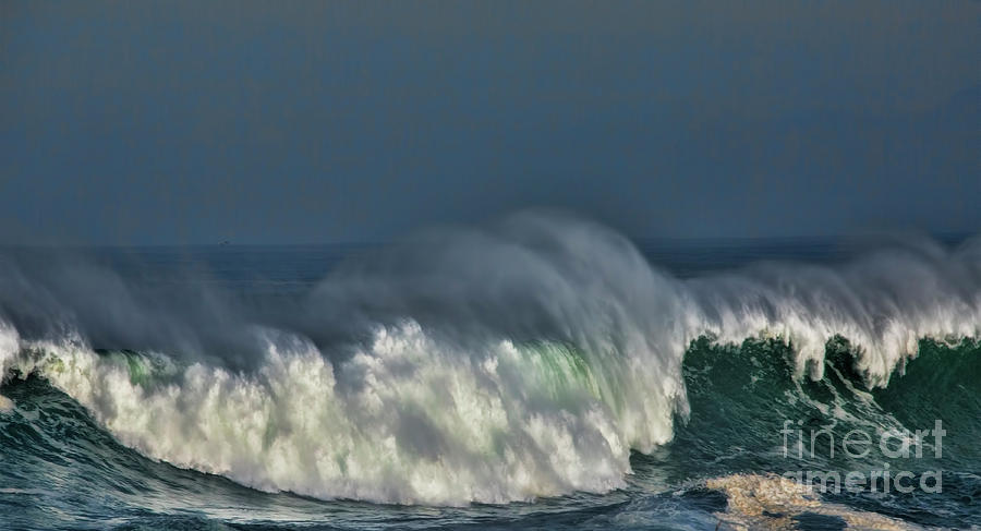 Winter Waves and Veil Photograph by Shirley Mangini