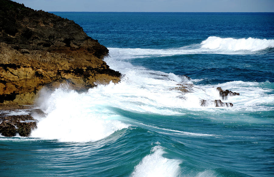 Winter Waves On Ancient Corals Cerro Gordo Puerto Rico Photograph by ...