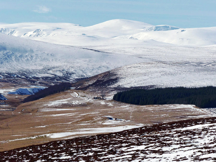 Cairngorm Mountains in March Photograph by Phil Banks