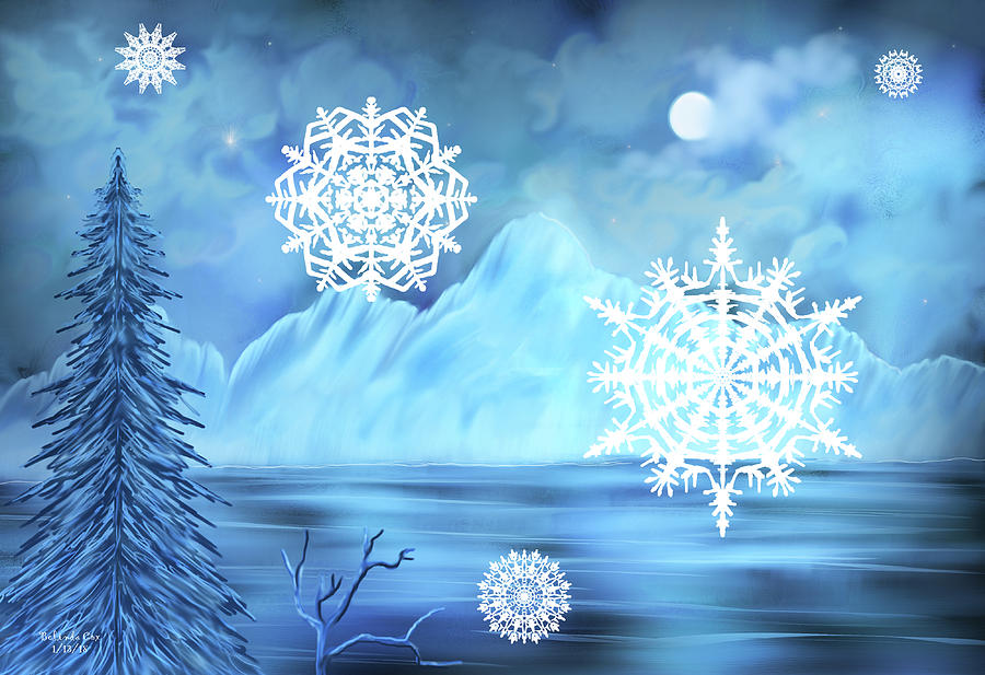 Winter Wonderland Digital Art by Artful Oasis