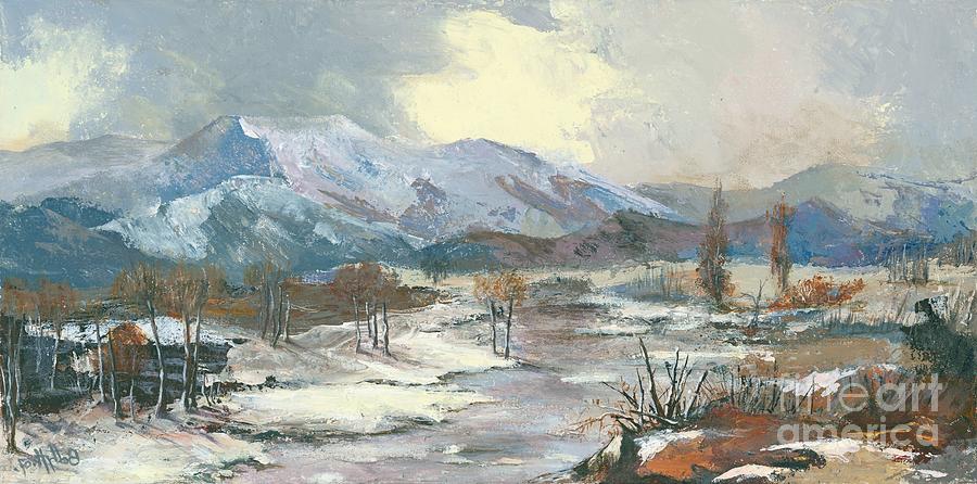 Winter Painting - Winter Wonderland by Elisabeta Hermann