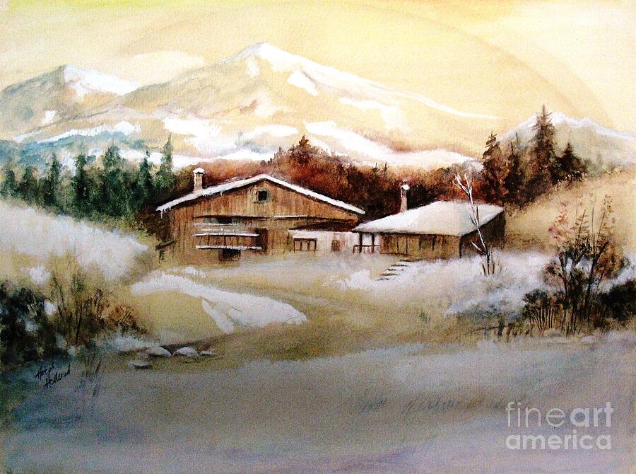 Winter Painting - Winter Wonderland  by Hazel Holland