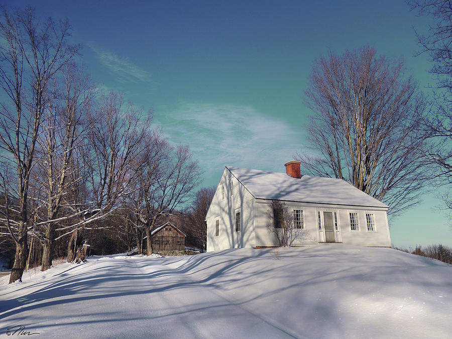 Winter Wonderland in Newbury Vermont Photograph by Nancy Griswold