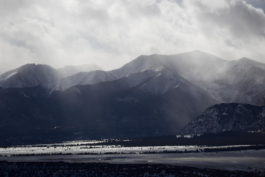 Wintered Rockies Photograph by David Diaz