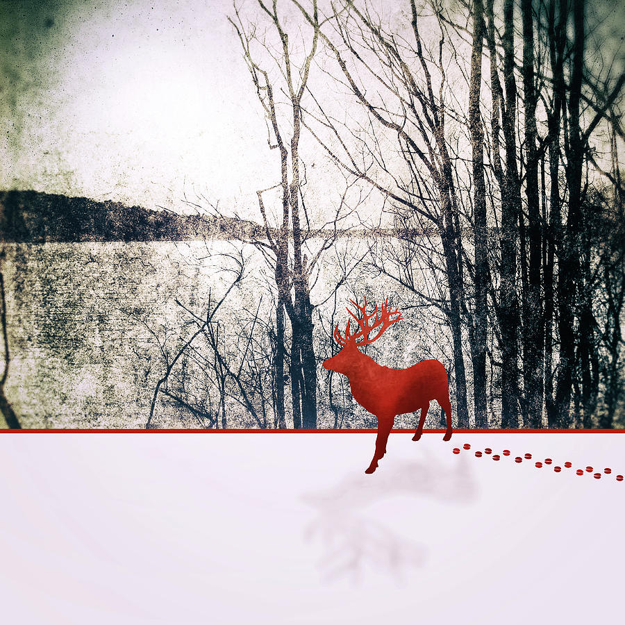 Winter Digital Art - Winters Afternoon by Katherine Smit Winter Digital Art - Winters Afternoon by Katherine Smit